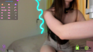 A little doggy had to mute it forgot you can t have an artists music in background