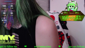 I made a new video using my huge dildo on my fucking machine I get fucked on my side while I spread and finger my ass