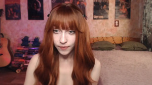 This is me thinking ill get a cute clip of myself eating cherries then immediately remembering cherries have pits and i