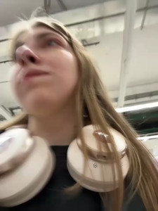 Can you believe all this can fit under this little black skirt