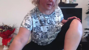 1343 JOI in black lingerie and leather thigh highs ending in a messy facial I beg for you to cum for me and cover my