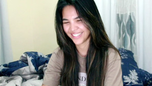 We decided to add a little mystery to our bubble tea adventure by blindfolding each other