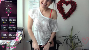 Stripping down twerking my ass amp playing with this shower head in a HOLE new VERY naughty way WETTER than ever baby