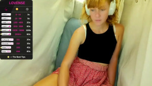 Trying on my sexy lingerie in the mirror I get horny and lay down to have some solo fun